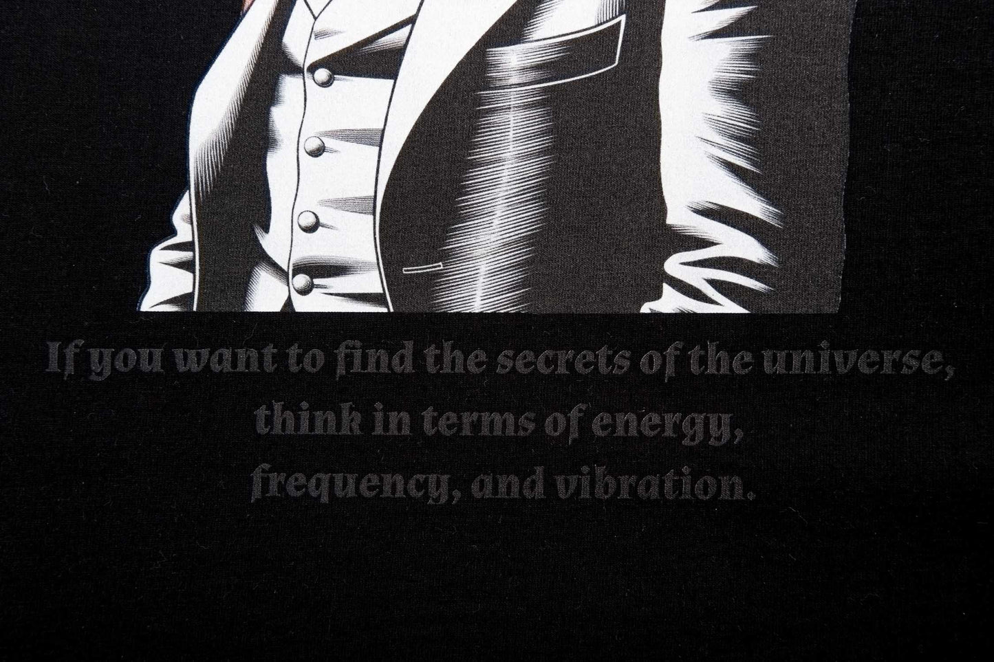 Nikola Tesla Tee Black