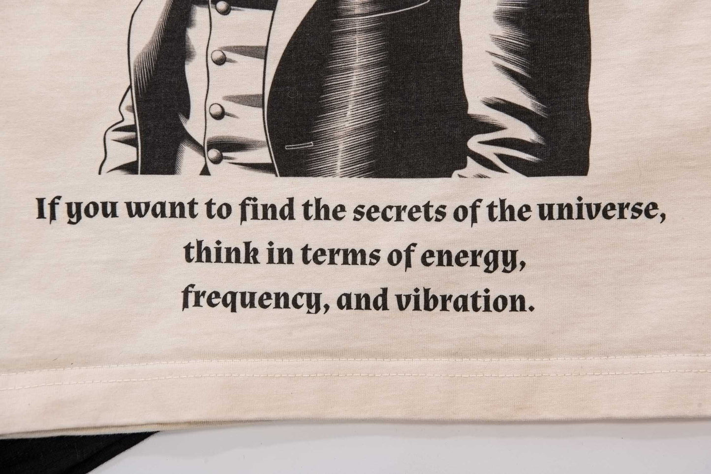 Nikola Tesla Tee Black