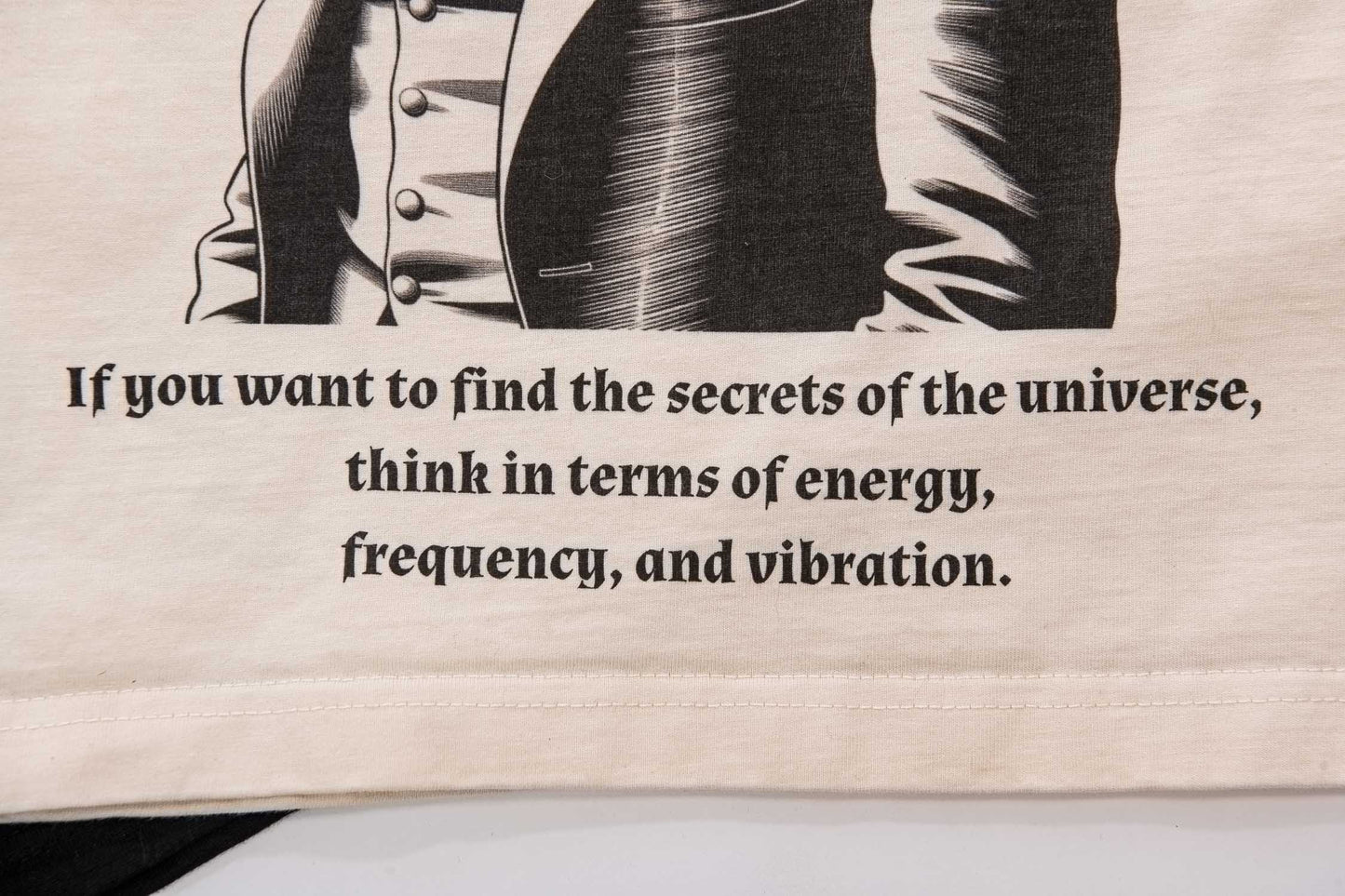 Nikola Tesla Tee Black